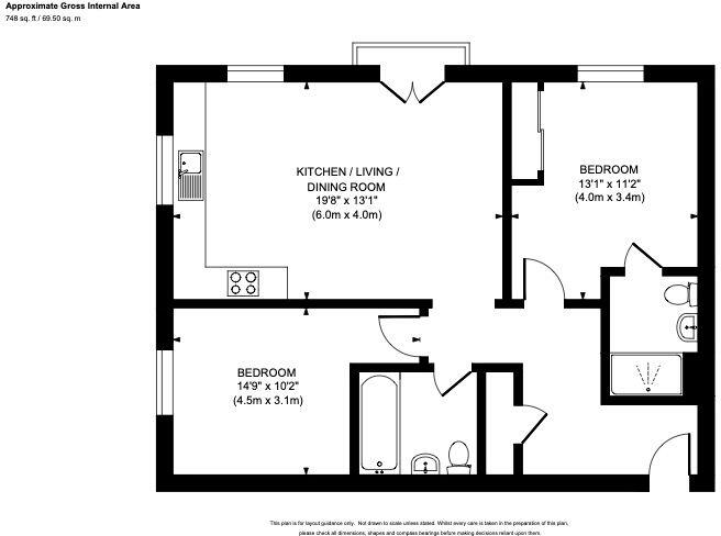 Bricklayer Lane, Faygate, RH12 0AA floorplan