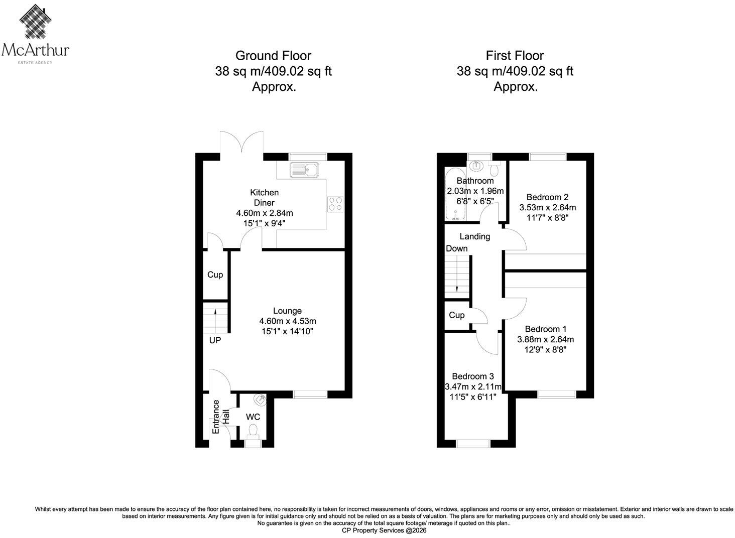Selston Close, Harworth and Bircotes, Doncaster, South Yorkshire, DN11 floorplan