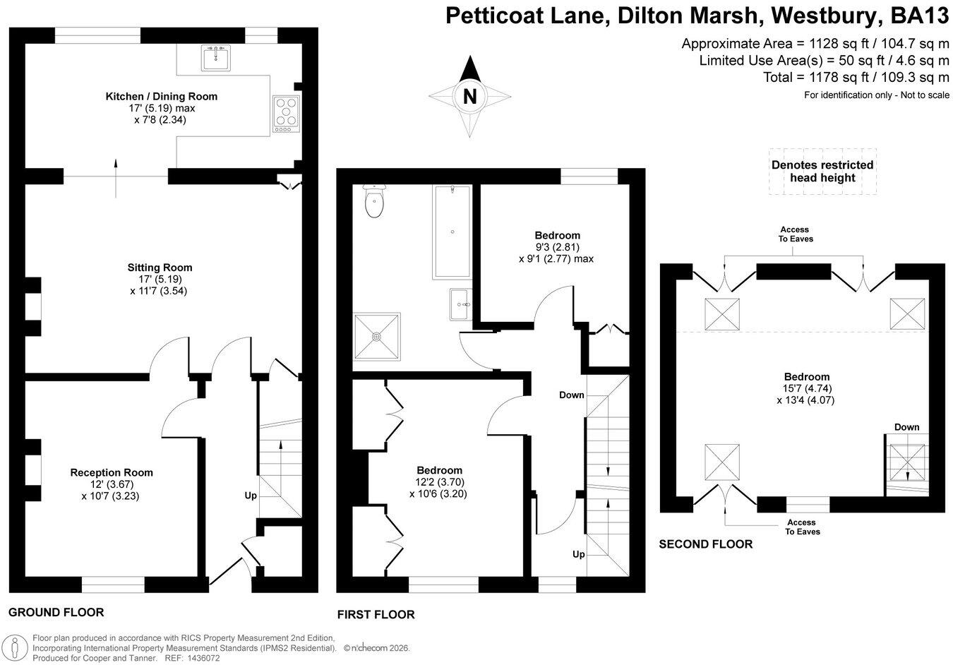 Petticoat Lane, Dilton Marsh, Westbury, BA13 floorplan