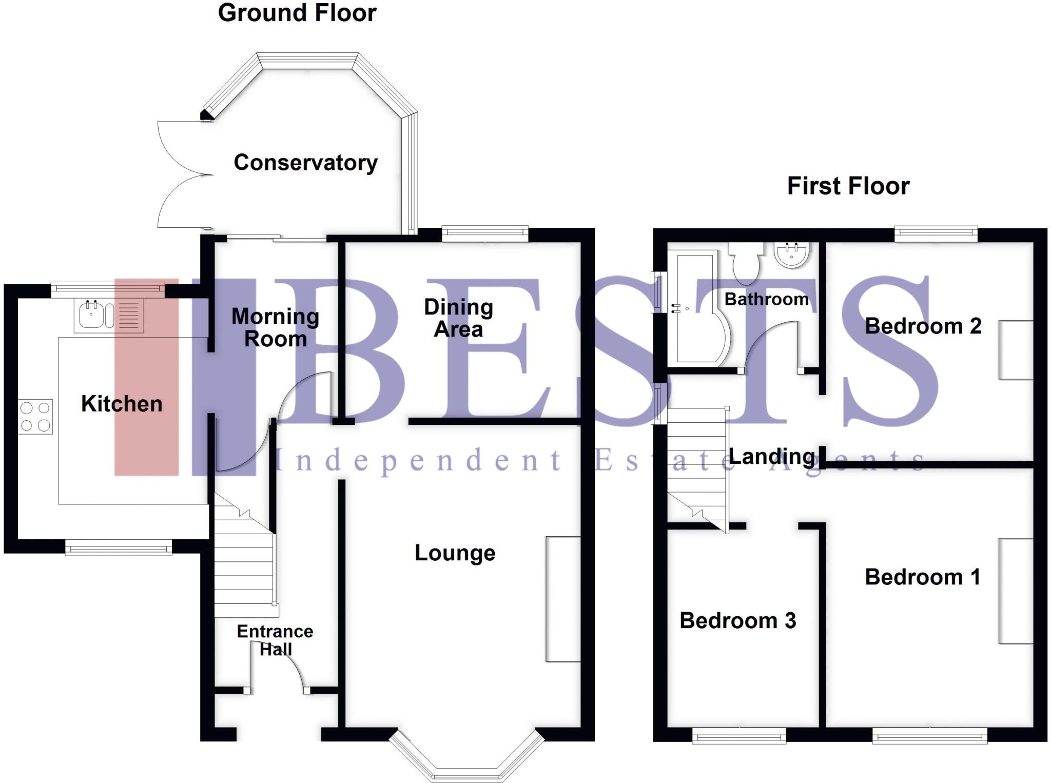 Saxon Road, Runcorn floorplan