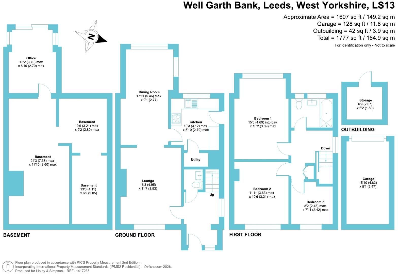 Well Garth Bank, Leeds, West Yorkshire, LS13 floorplan