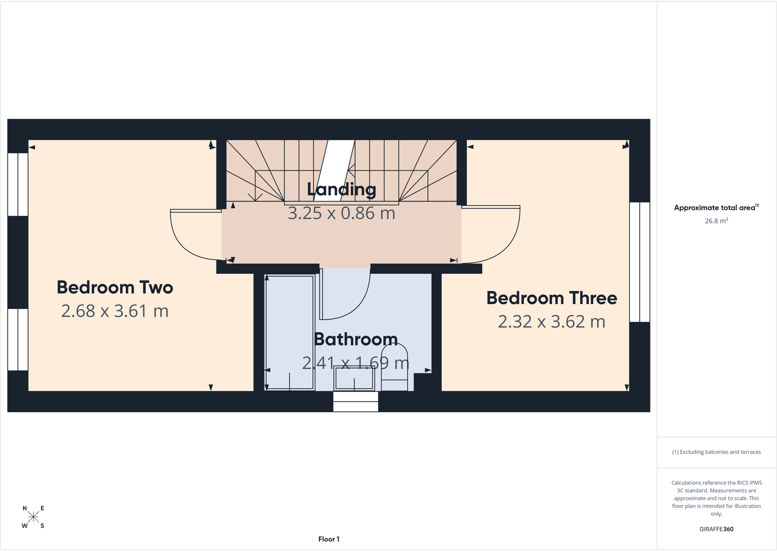 Seaward Close, Hemlington, TS8 9GN floorplan