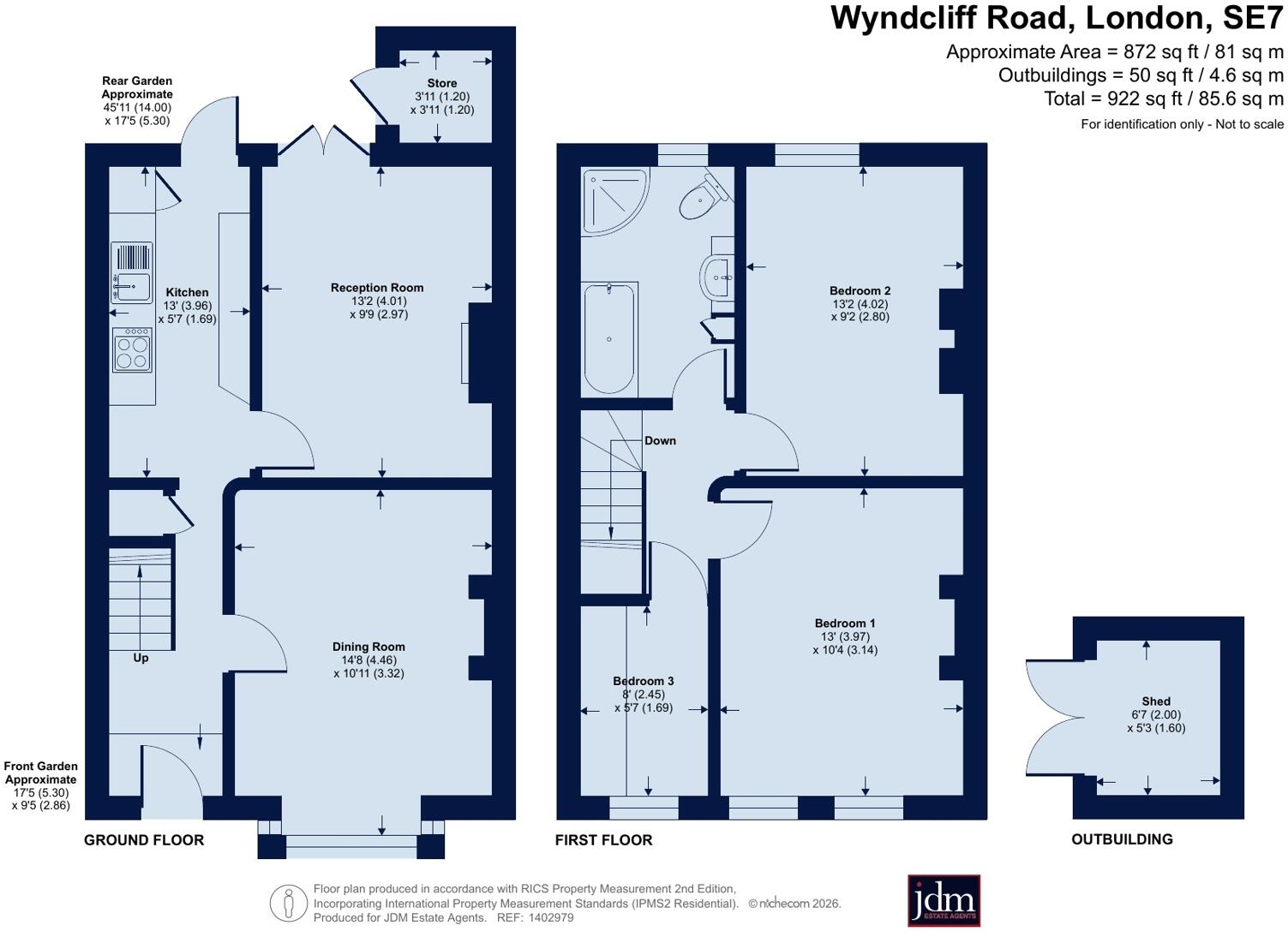 Wyndcliff Road, Charlton, London, SE7 floorplan