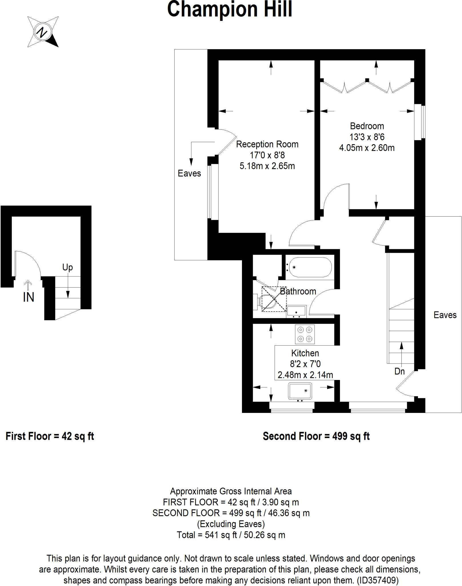  Champion Hill, Camberwell, London, SE5 floorplan