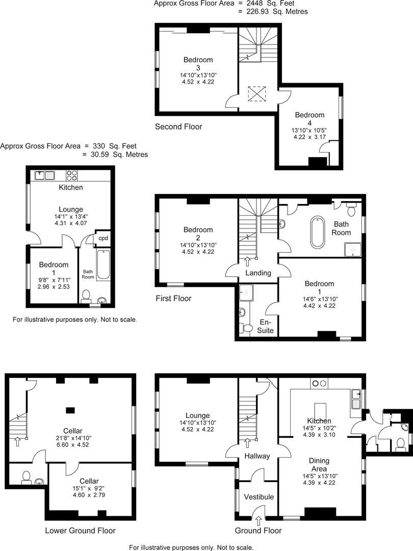 "Grosvenor" Stafford Road/Stafford Parade, Skircoat Green, floorplan