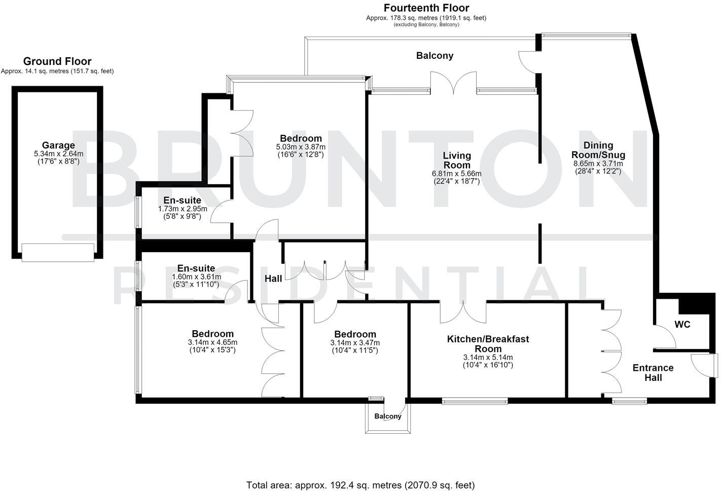 Montagu Court, Gosforth, NE3 floorplan