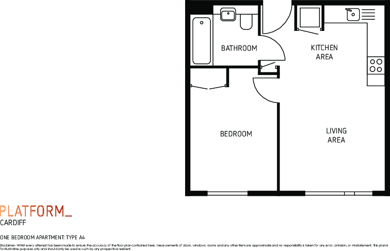 North Block Platform, Dumballs Road, Butetown, Cardiff floorplan