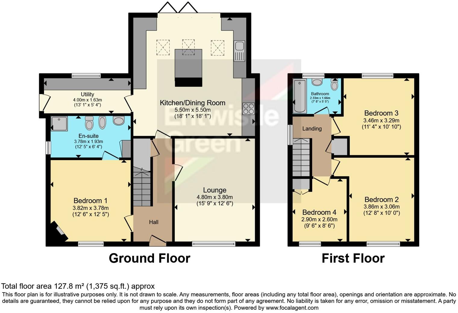 Gerrards Close, Aspull, Wigan, Greater Manchester, WN2 floorplan