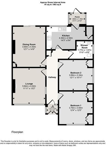 Lynton Close, Llanrumney, Cardiff, CF3 4BU floorplan