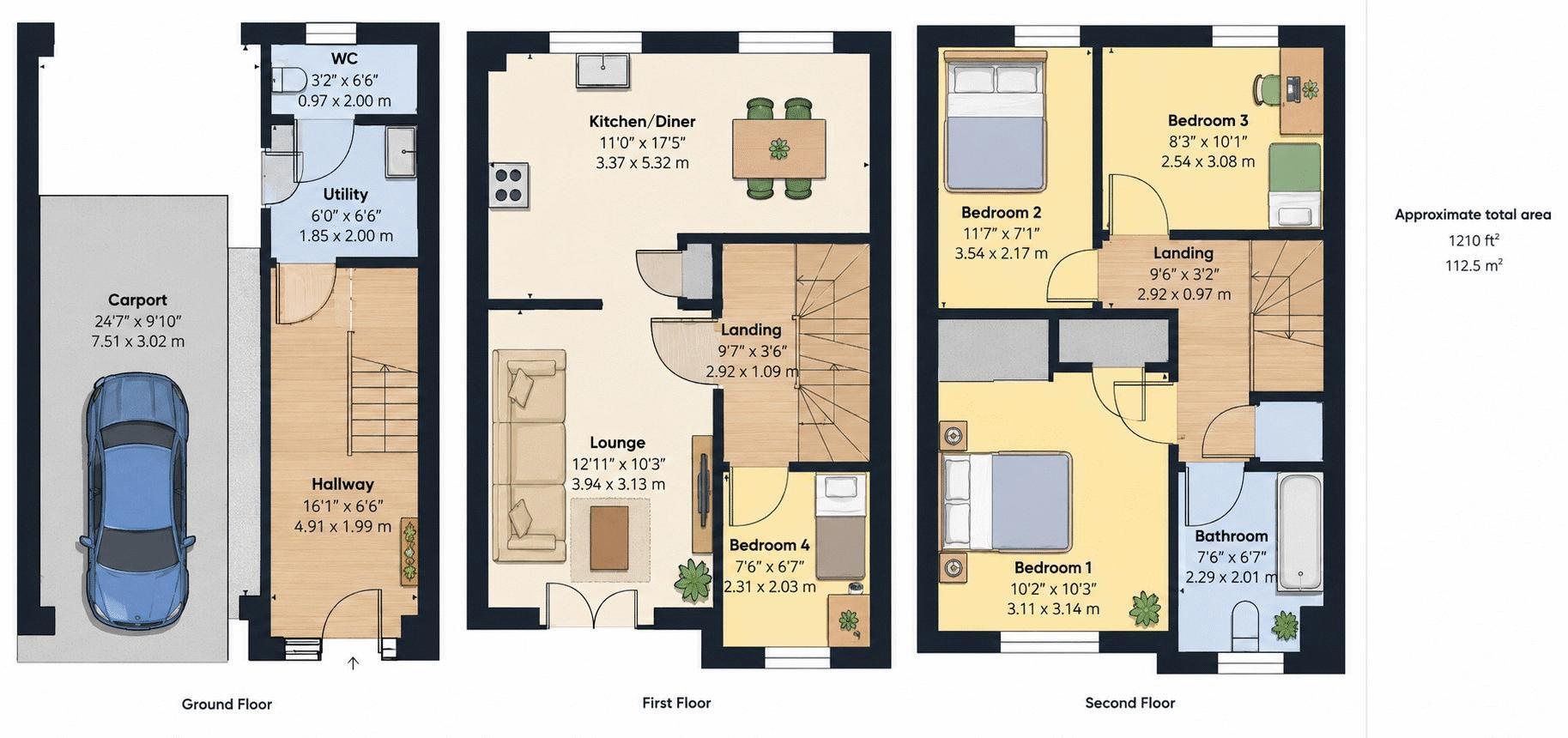 Turnstone Way, Norton Canes, WS11 9BH floorplan