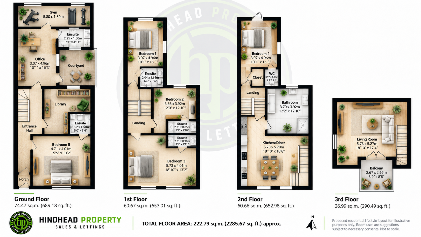 Bishop's Place, West Hoe Road floorplan