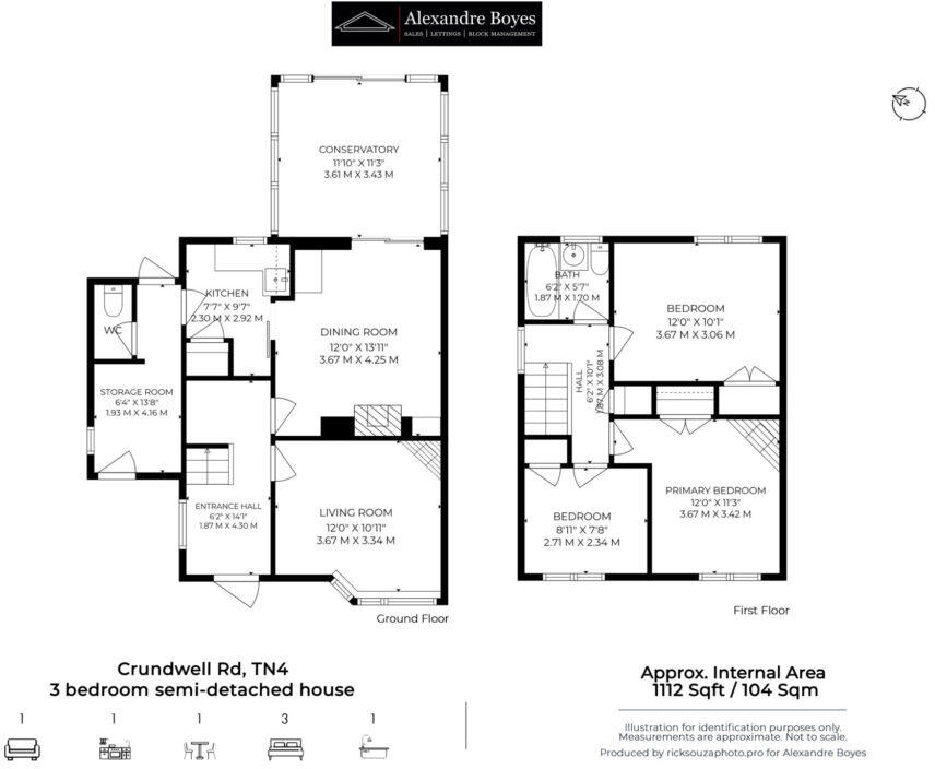 Crundwell Road, Tunbridge Wells, TN4 floorplan