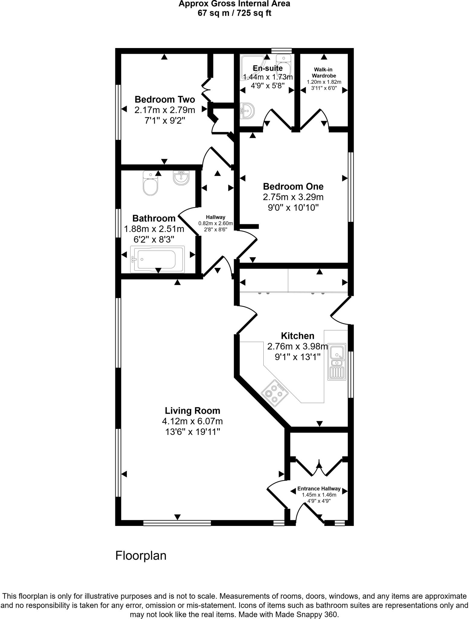 Pont Pentre Park, Upper Boat, Pontypridd floorplan