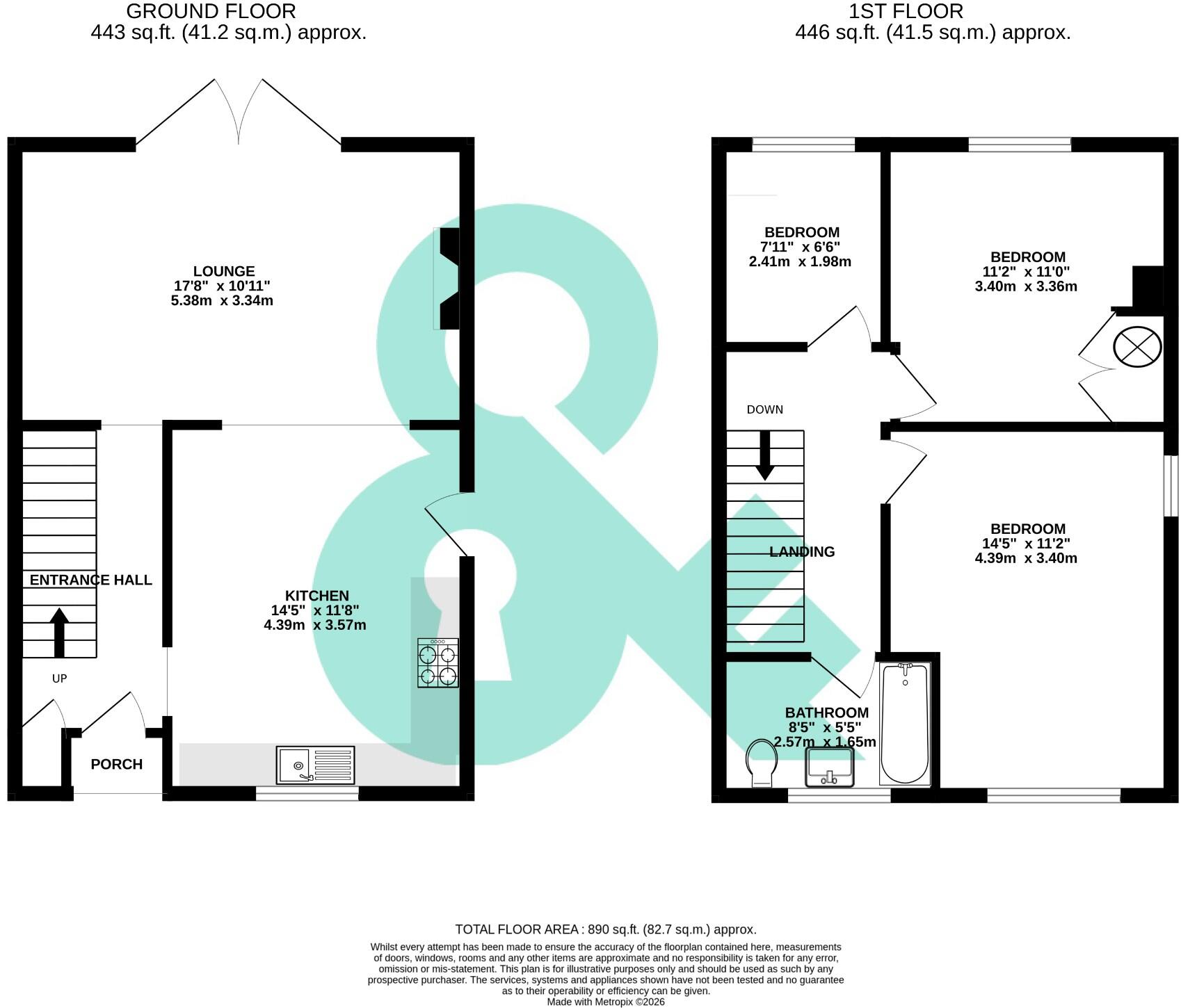 Hillside Road, Wallisdown, BH12 floorplan