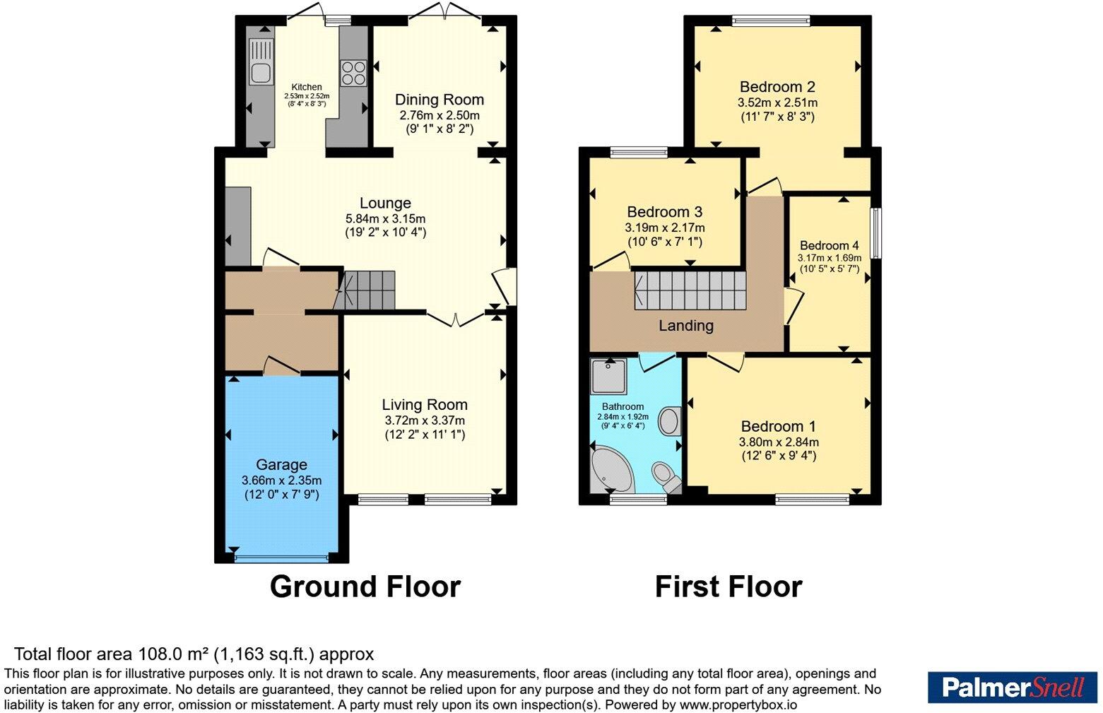 Midhaven Rise, Weston-super-Mare, Somerset, BS22 floorplan