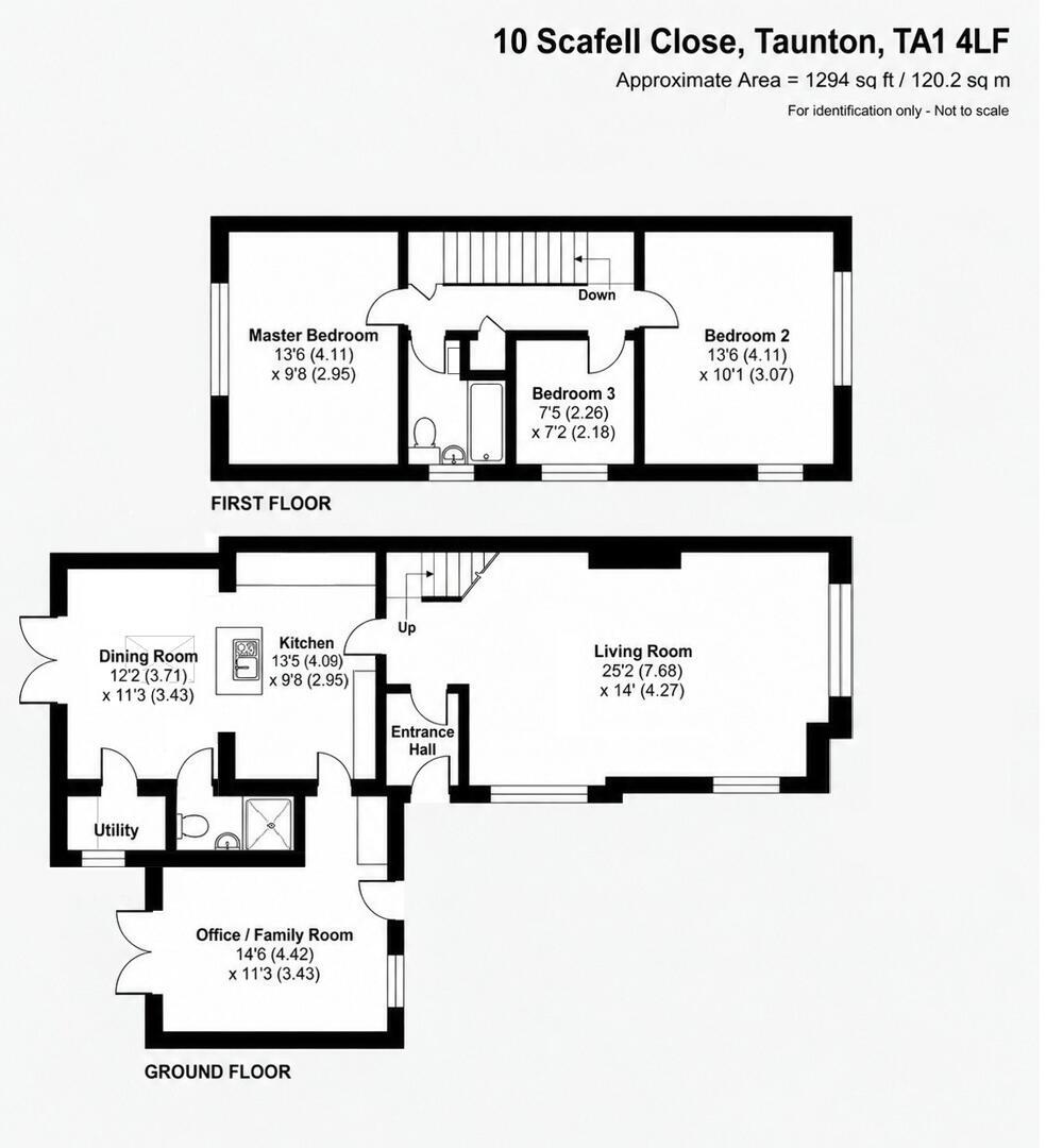 Scafell Close, Taunton floorplan
