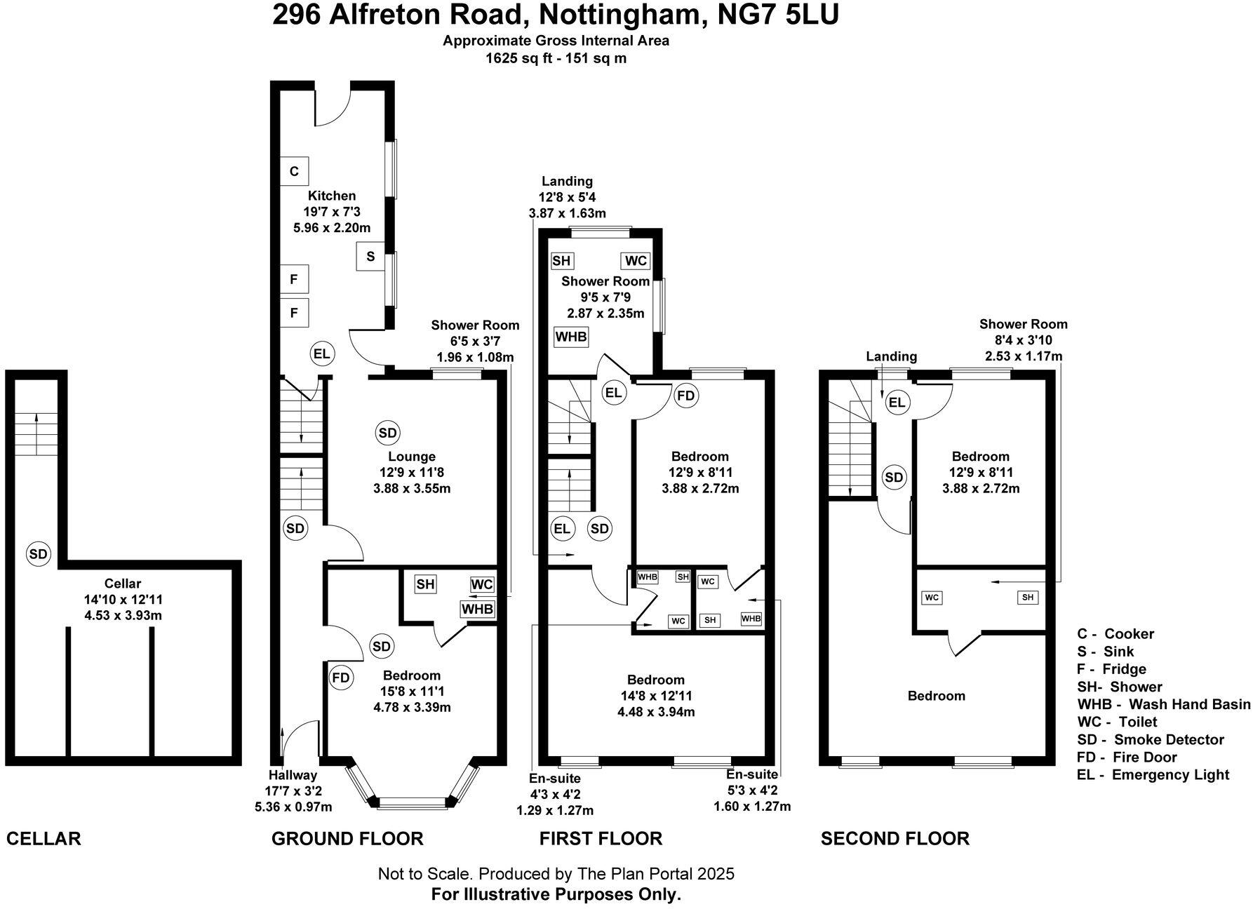 Alfreton Road, Nottingham floorplan
