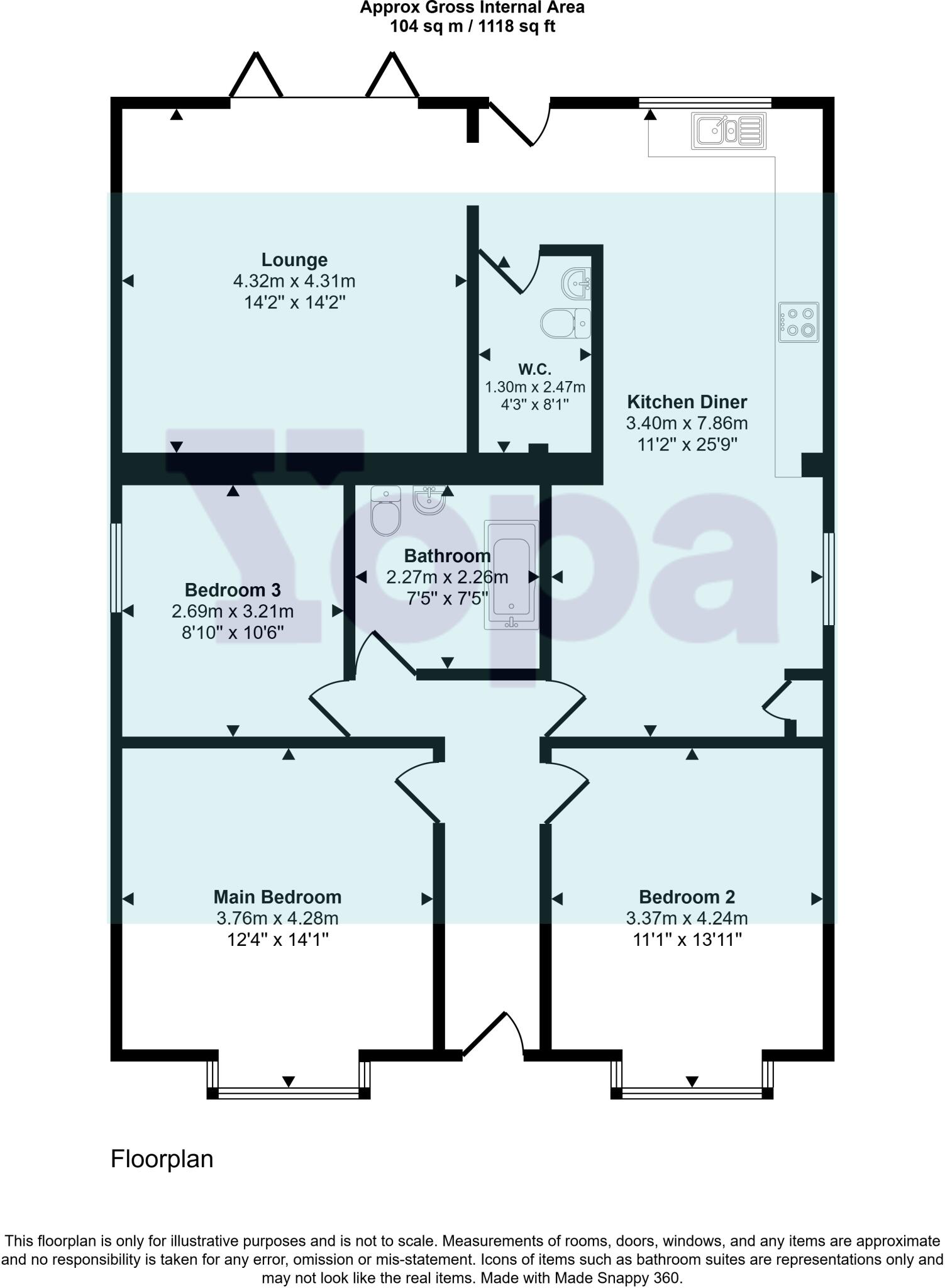 Cardigan Avenue, Westcliff-on-sea, SS0 floorplan