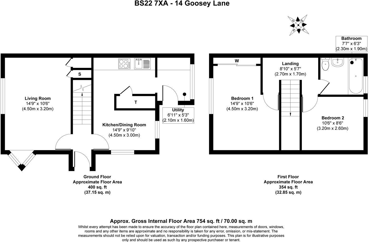 Goosey Lane, St. Georges, Weston-Super-Mare floorplan