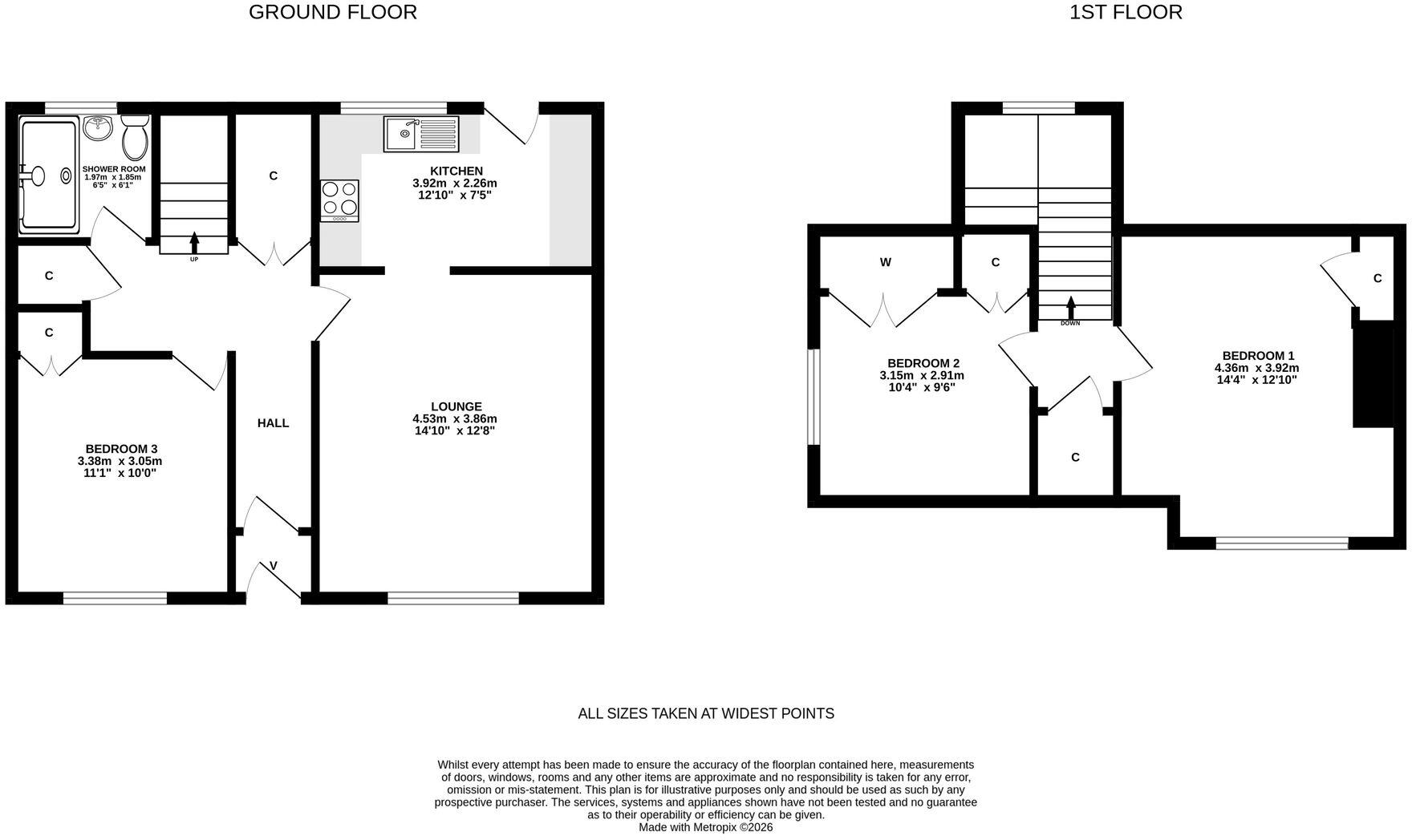 9 Gordon Street, Catrine, KA5 6PG floorplan