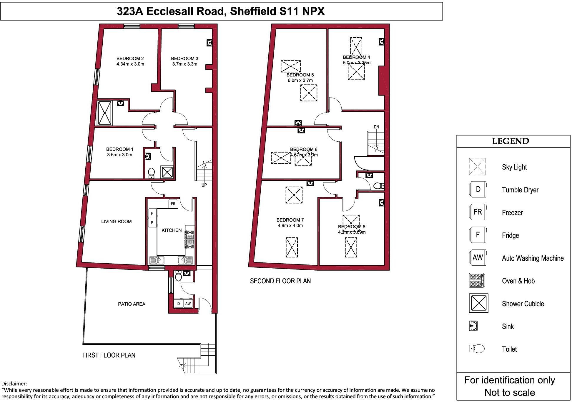 323A Ecclesall Road, Sheffield floorplan
