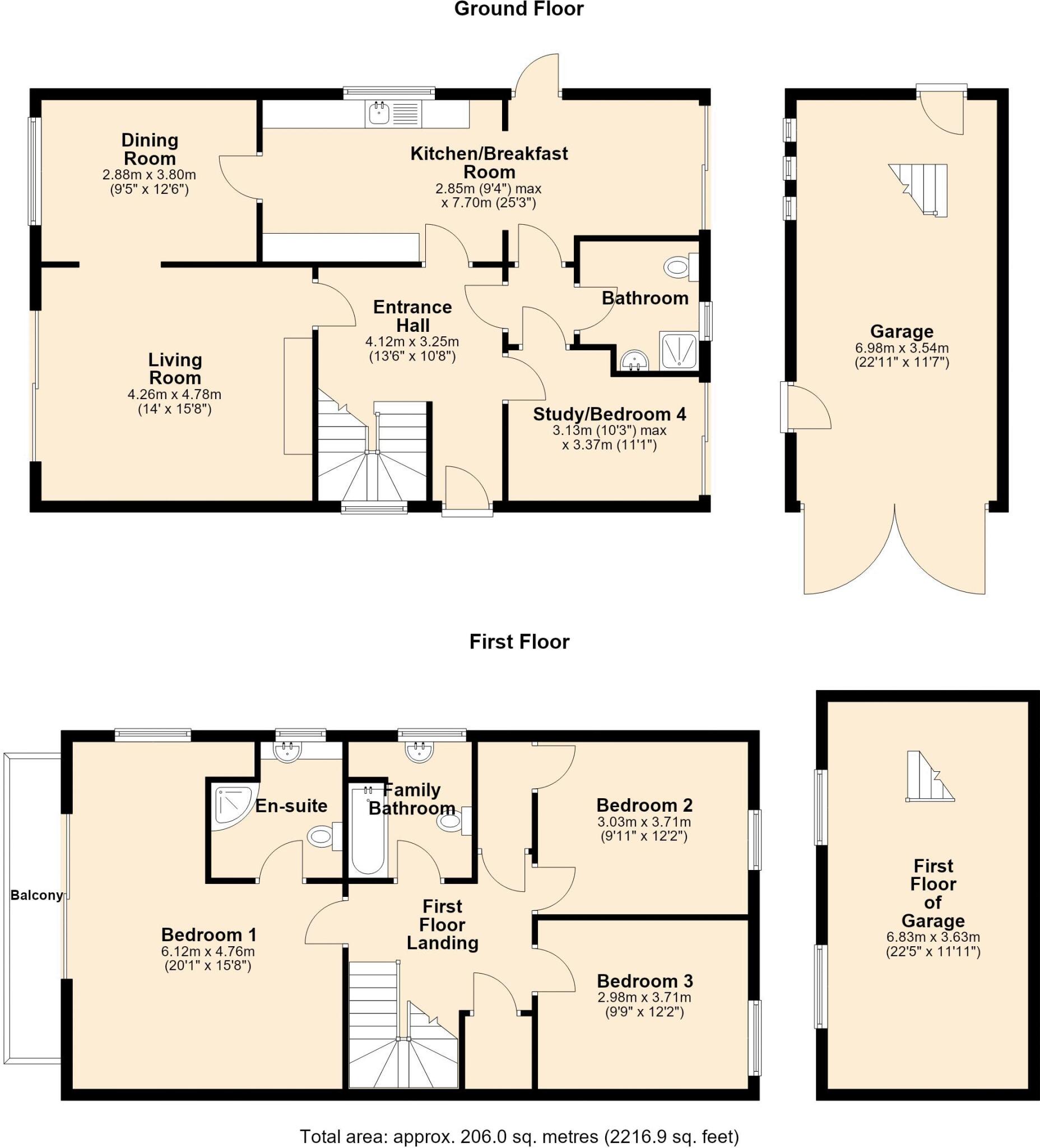 Flackwell Heath - Overlooking the Golf Course floorplan