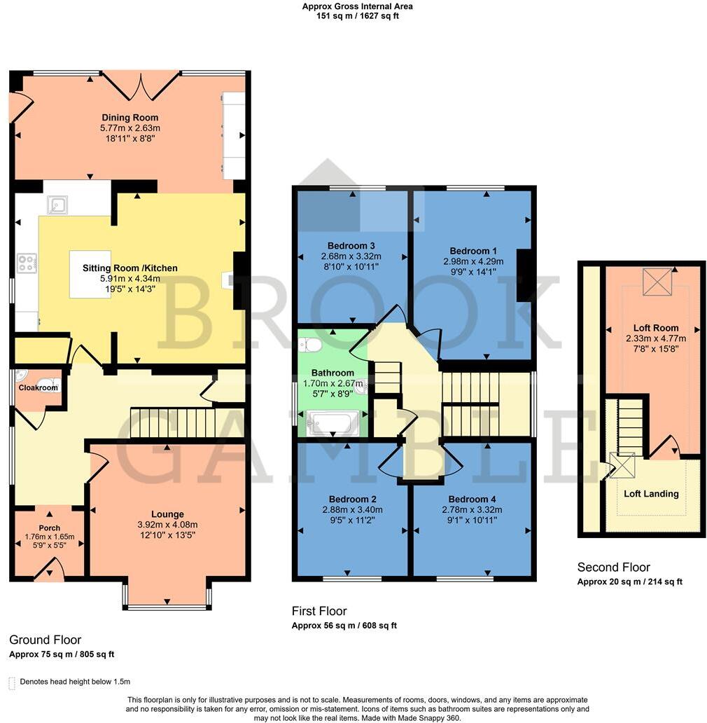 Upwick Road, Eastbourne floorplan