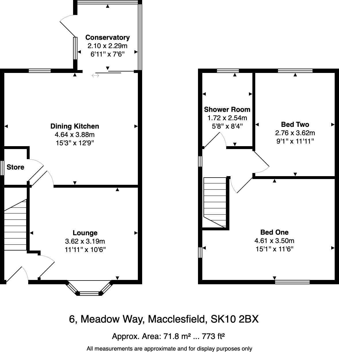Meadow Way, Macclesfield, SK10 2BX floorplan
