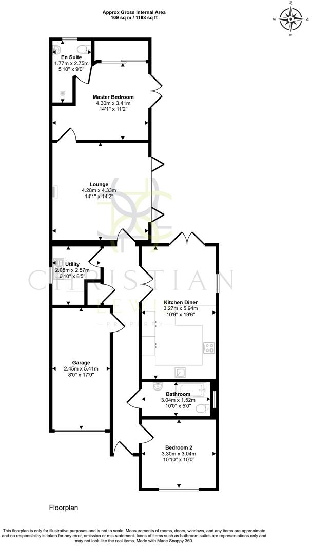 Sycamore Avenue, Evesham floorplan