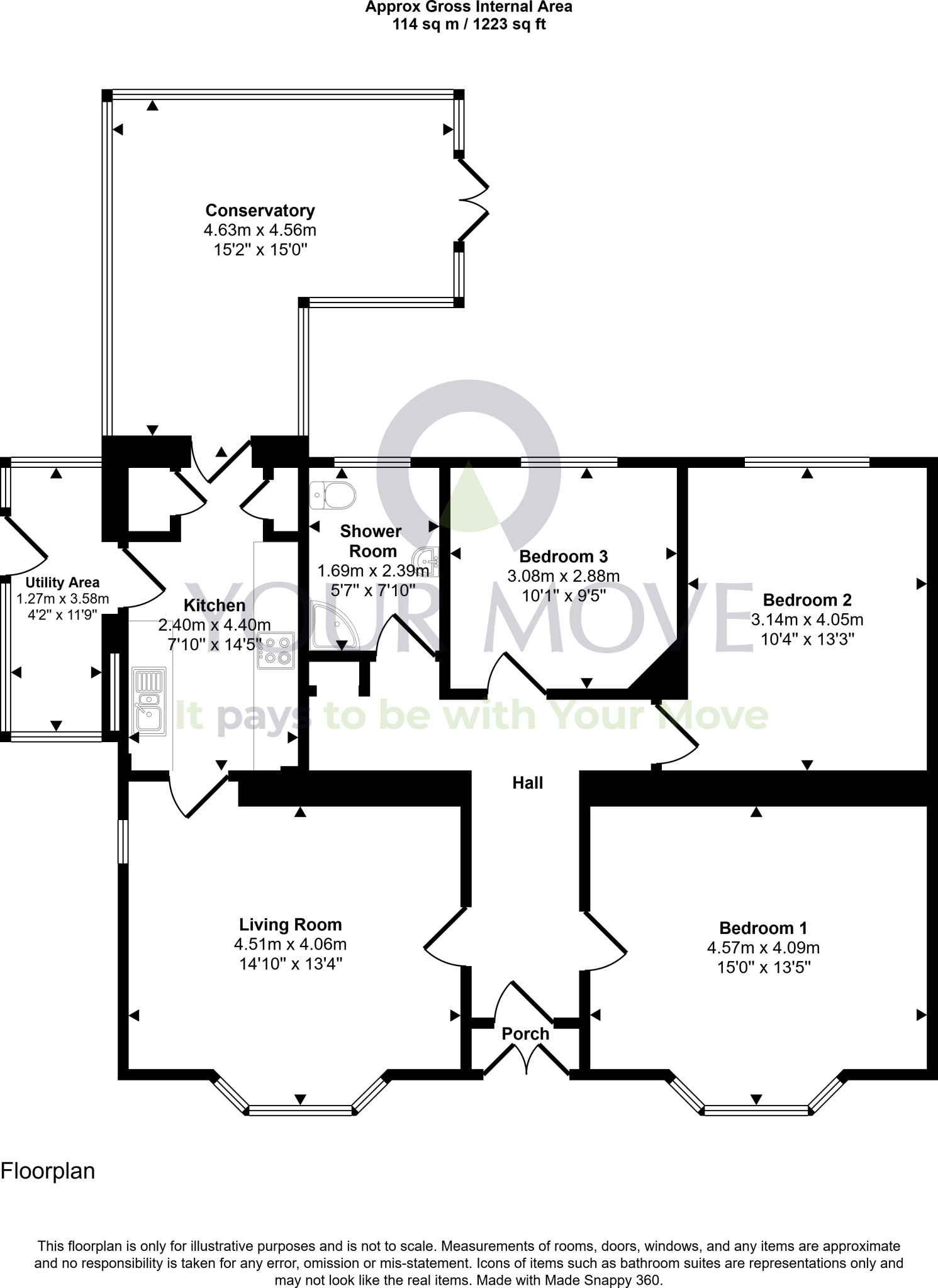 Meikle Earnock Road, Hamilton, South Lanarkshire, ML3 floorplan