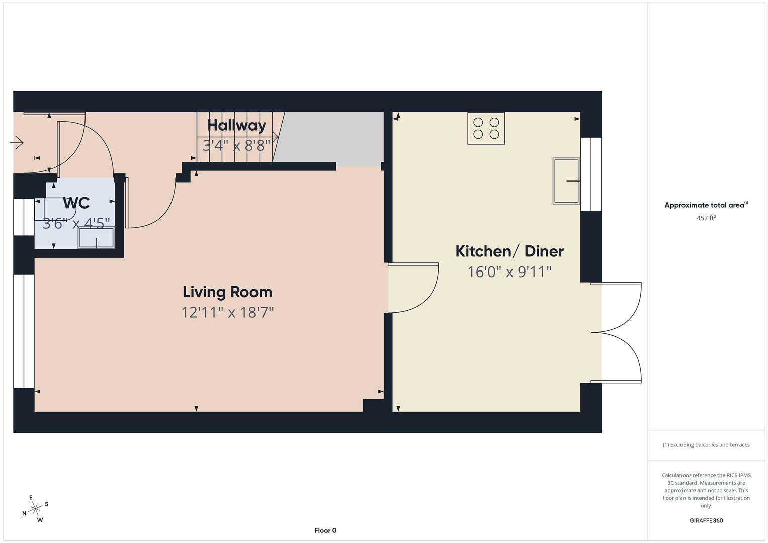 Meadow Road, South Littleton, Evesham floorplan