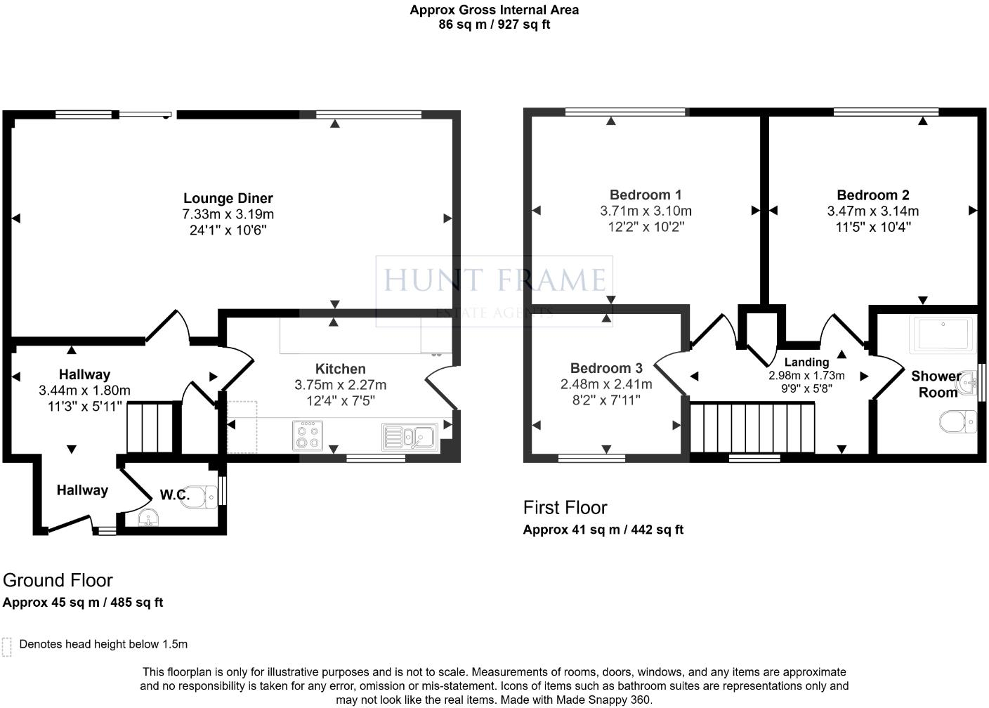 The Rising, Eastbourne floorplan