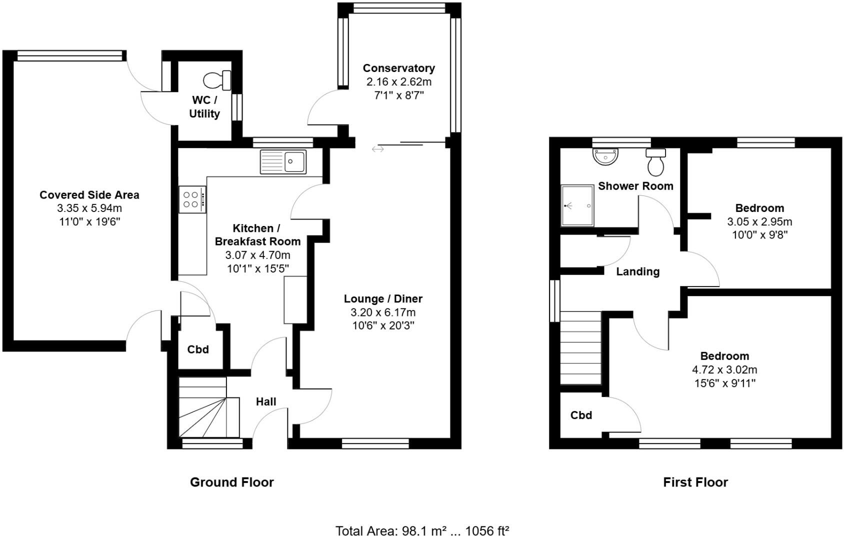 Butlins Close Daventry Northamptonshire floorplan