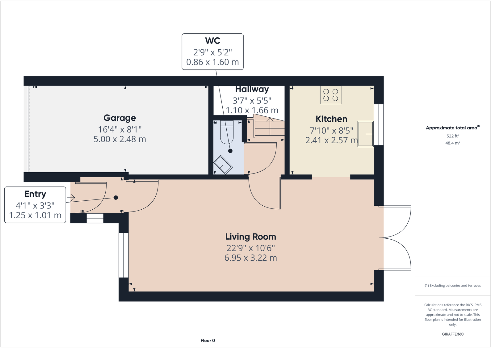 Tarngate Mews, Great Eccleston, PR3 0EU floorplan