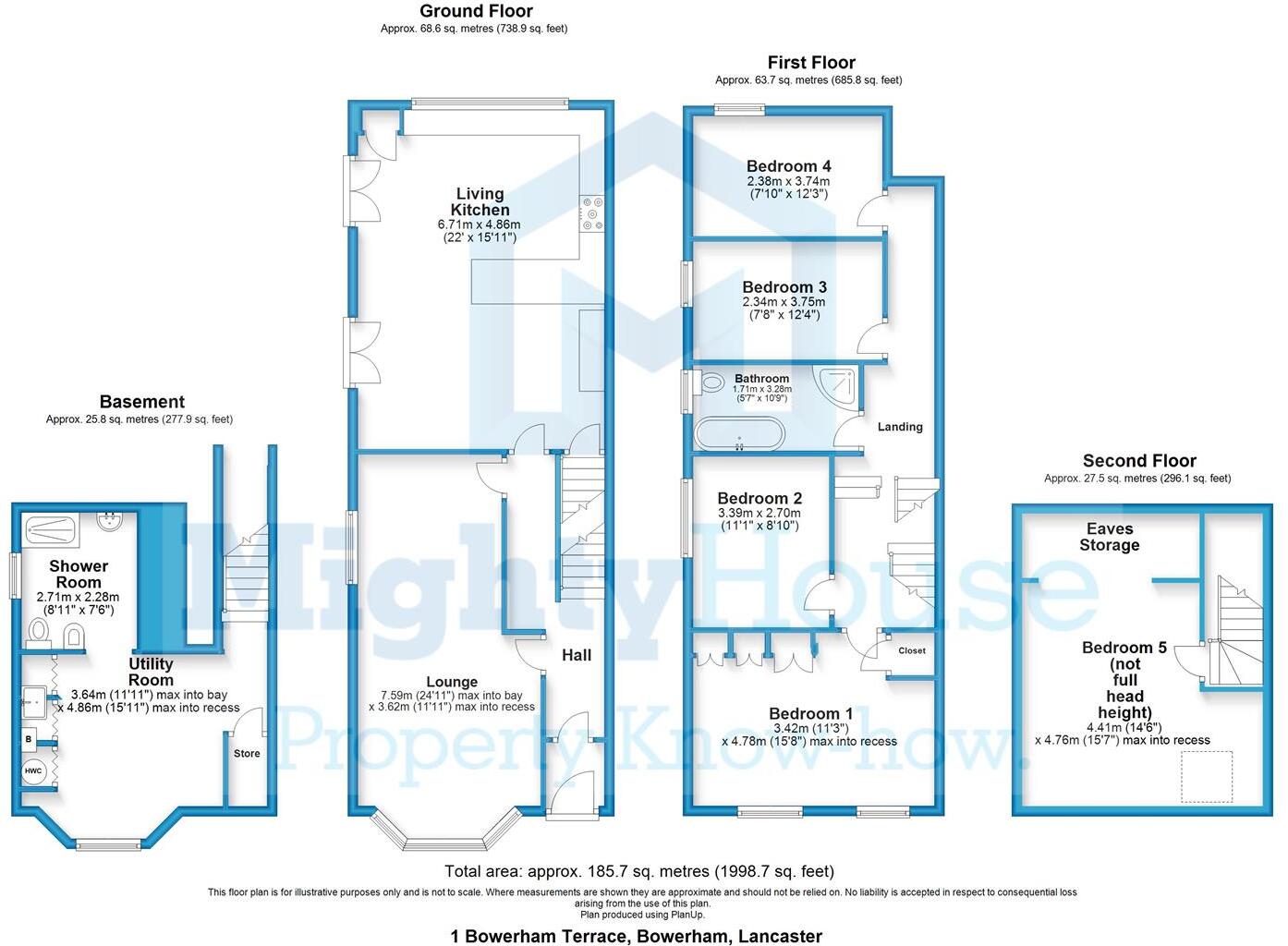 Bowerham Terrace, Lancaster floorplan