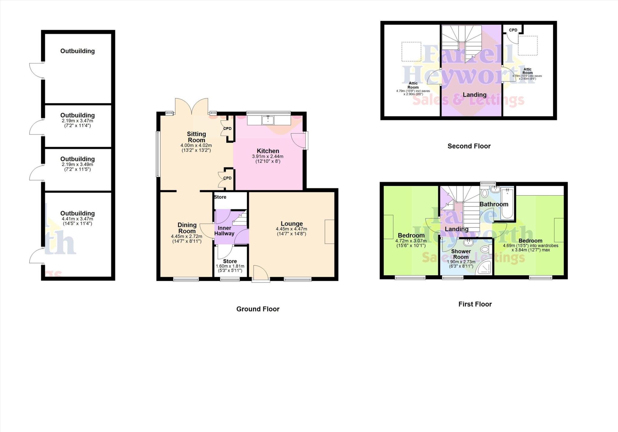 Stubbins Lane, Claughton On Brock, Preston floorplan