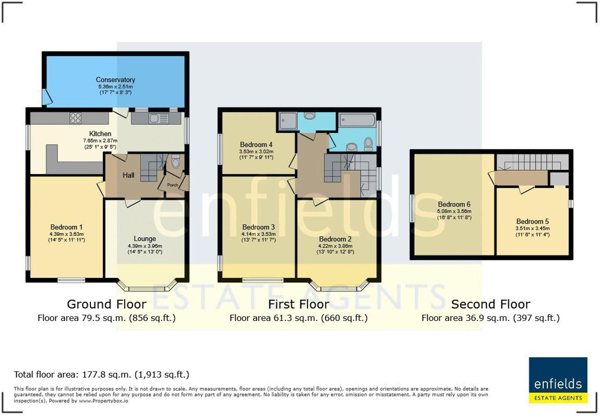 Talbot Road, Bournemouth, BH9 floorplan