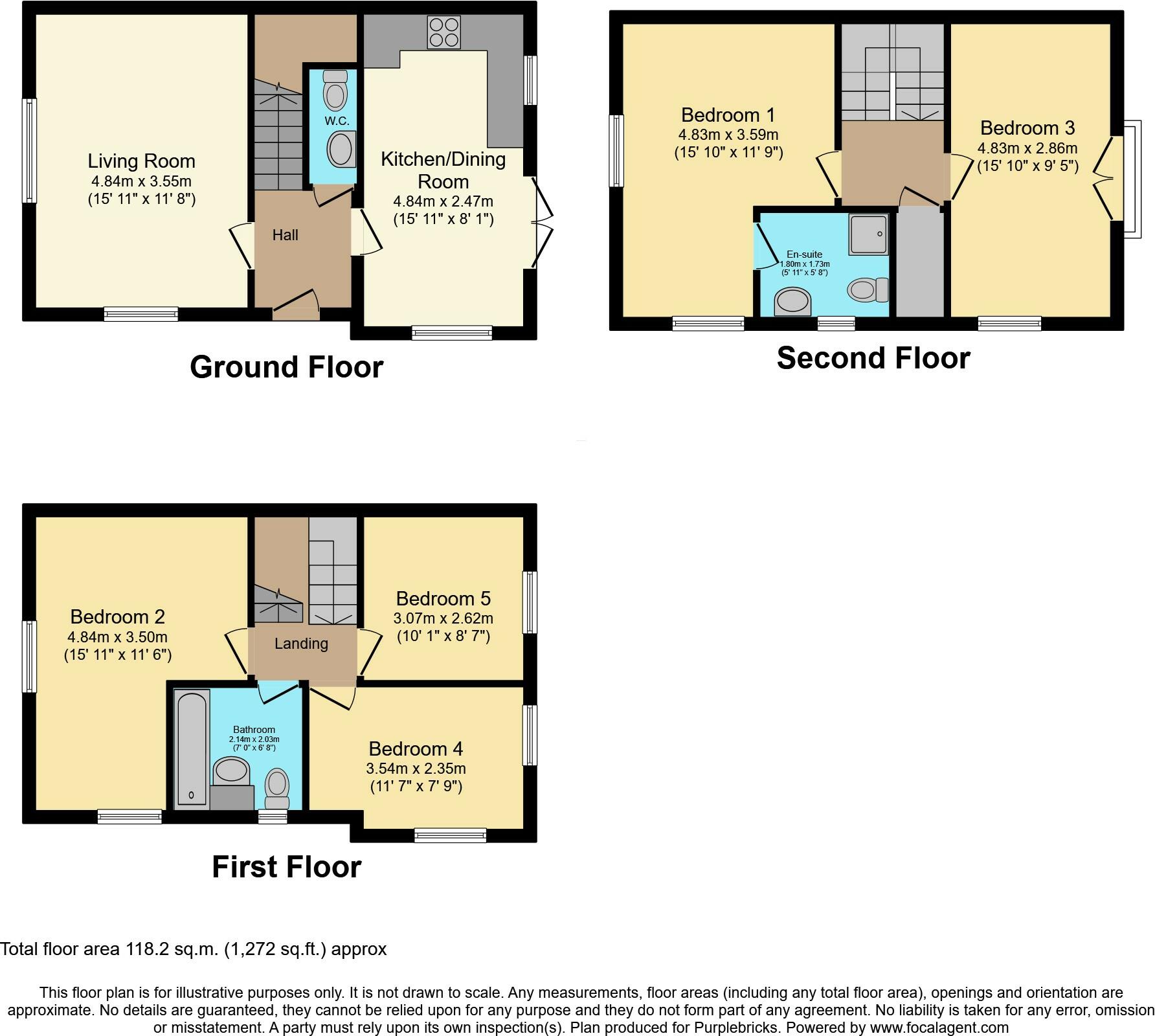 Fleetwith Close, Manchester, M24 floorplan