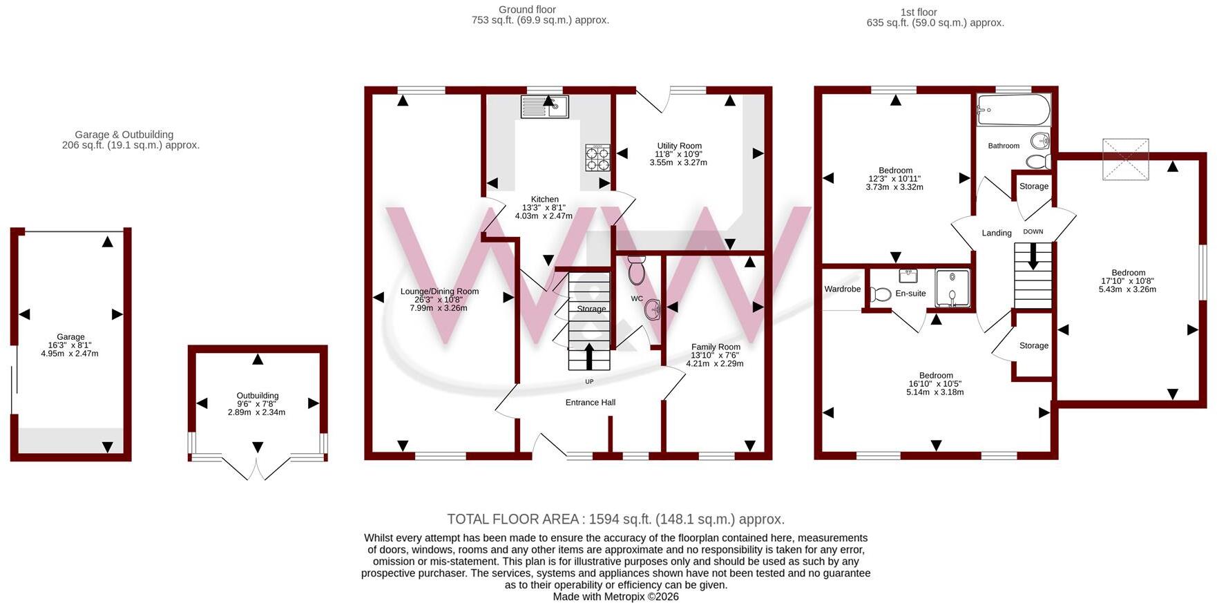 Kingsfield Gardens, Bursledon, Southampton floorplan