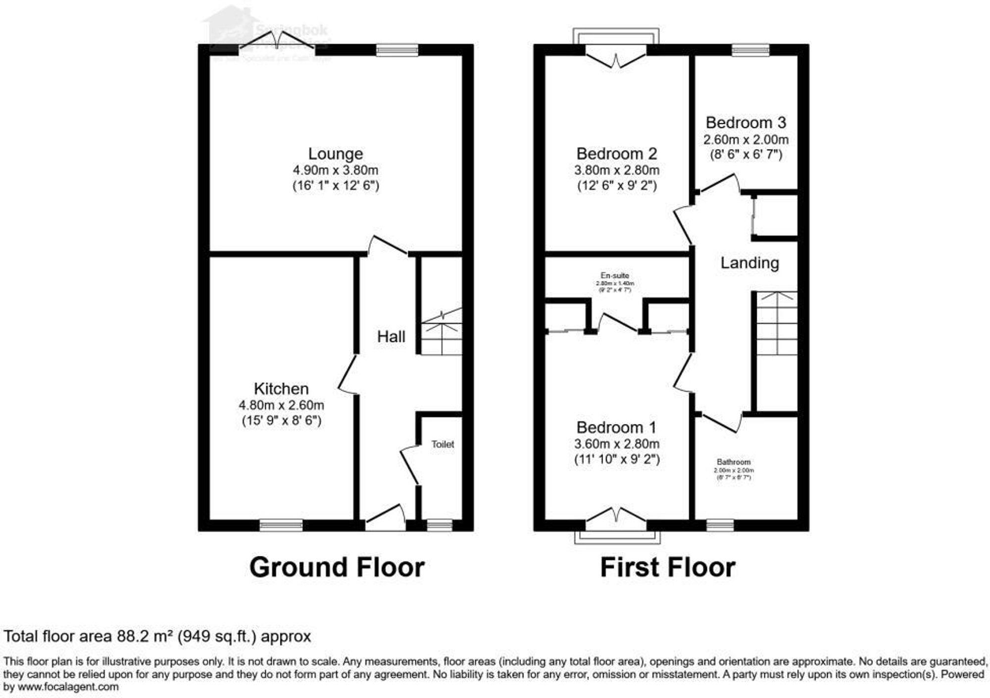 Poppy Close, Luton, LU3 floorplan