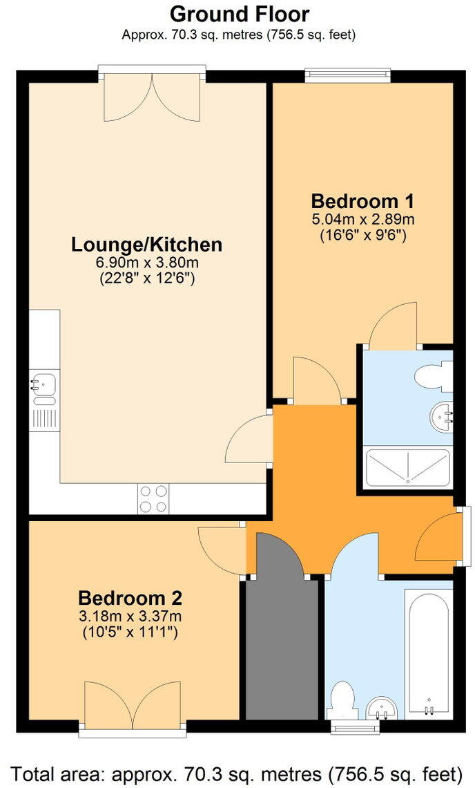 Clos Chwe Erw, St Fagans, CF5 2FD floorplan