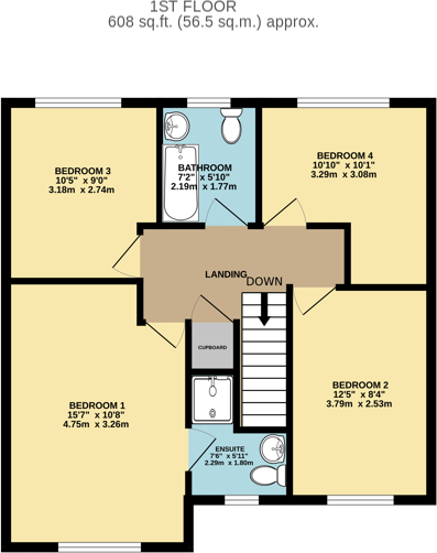 South Drive View, Bolton upon Dearne, S63 floorplan