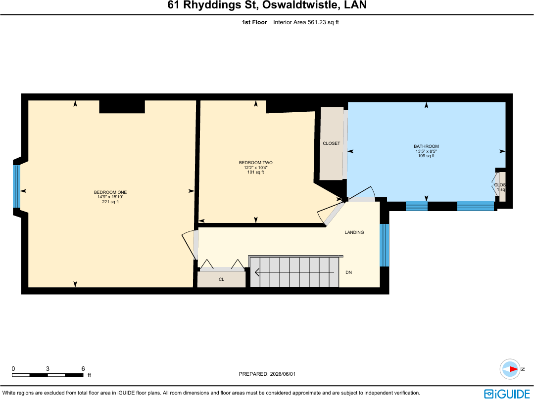 Rhyddings Street, Oswaldtwistle, Accrington, Lancashire, BB5 floorplan