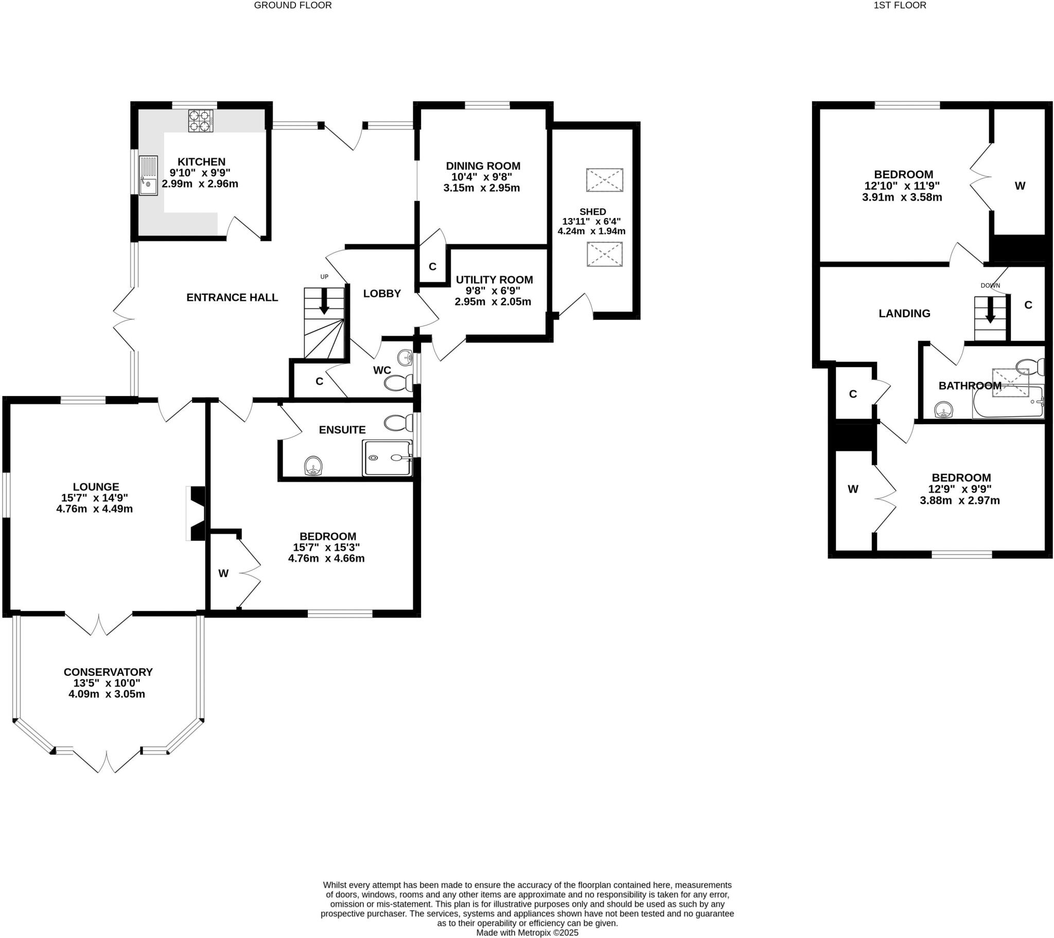 The Croft, Old Costessey, Norwich. floorplan