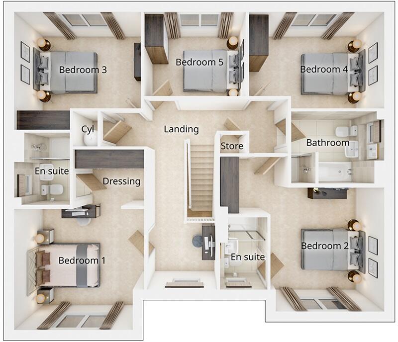Barrhead, 
East Renfrewshire, 
G78 2JP floorplan