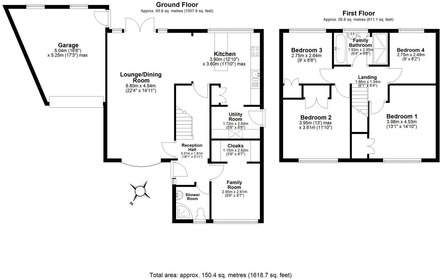 Oakdene Close, Claverdon, Warwick floorplan