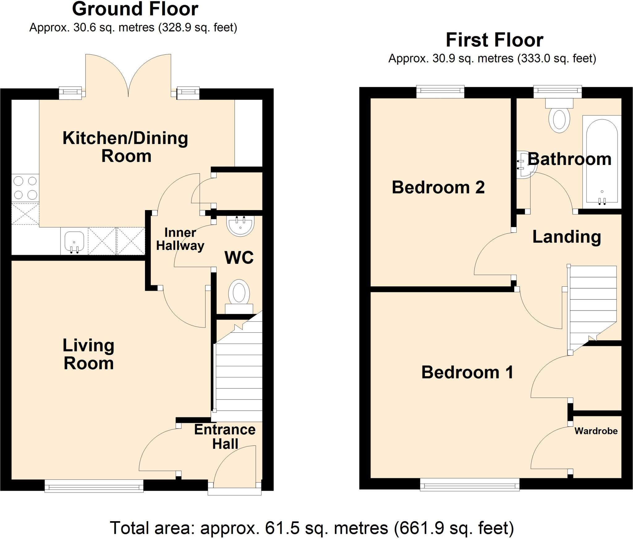Langland Rise, Ledbury floorplan