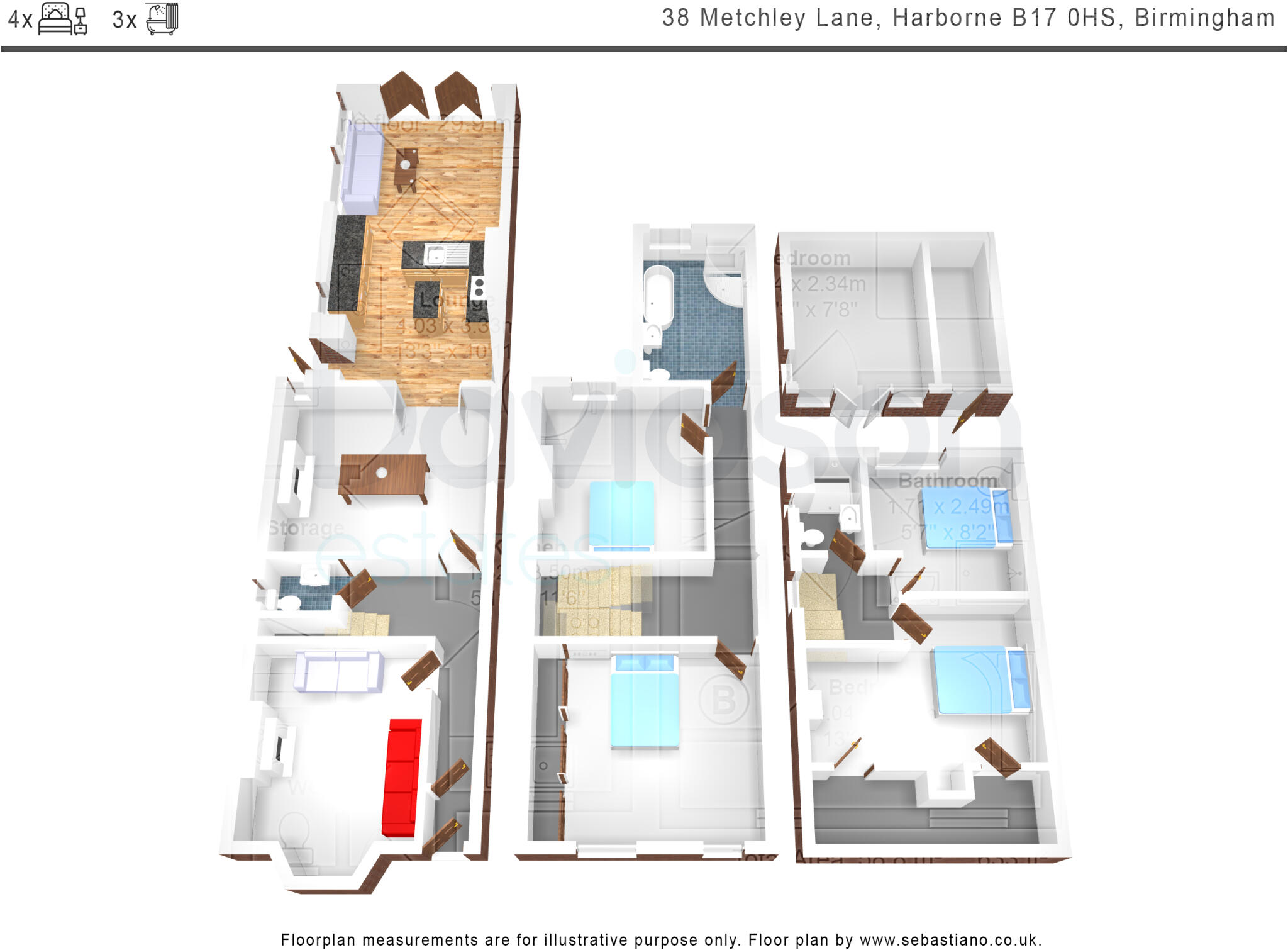 Metchley Lane, Metchley Lane B17  floorplan