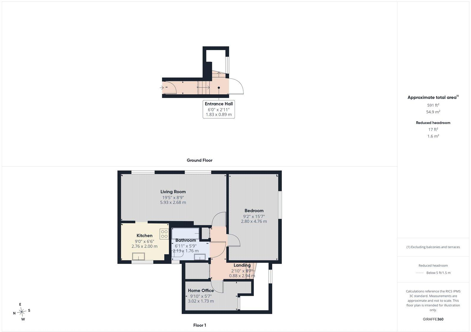 Aberford Avenue, Nottingham, Nottinghamshire, NG8 floorplan