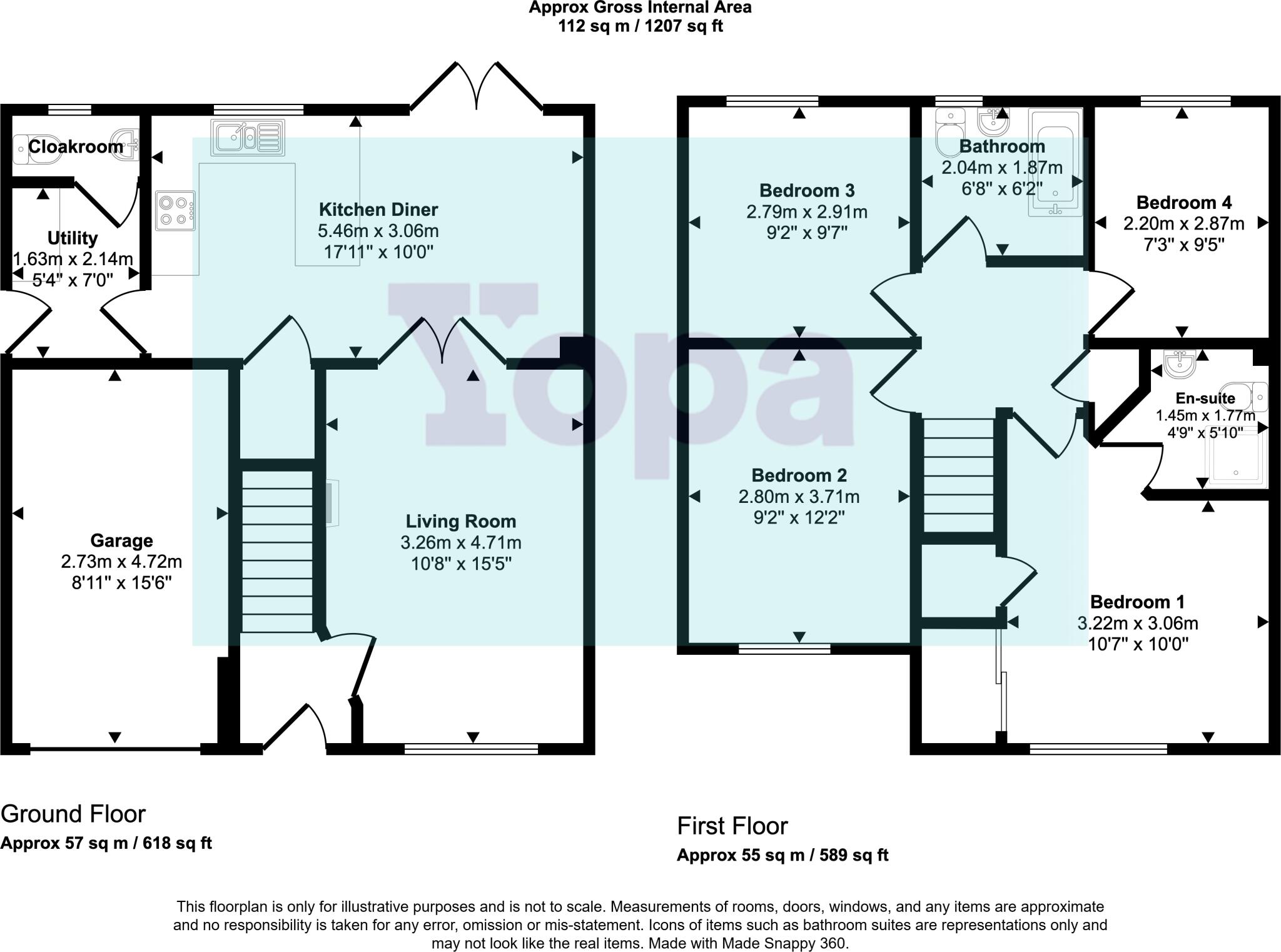 Garganey Drive, Bridgwater, TA6 floorplan